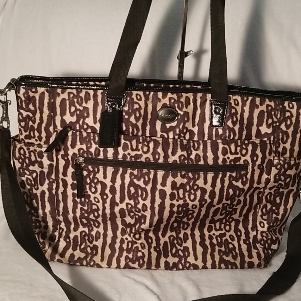 Coach overnight or diaper bag.